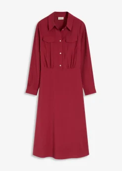 Vestido con cuello de camisa