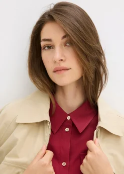 Vestido con cuello de camisa