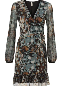 Vestido con diseño cruzado