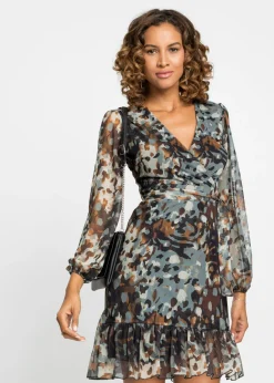Vestido con diseño cruzado