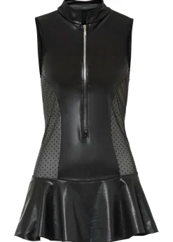 Vestido con efecto mojado