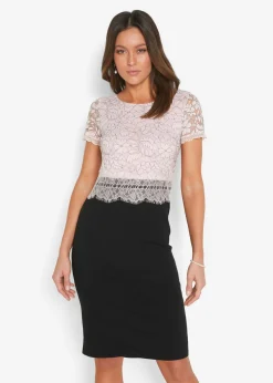 Vestido con encaje