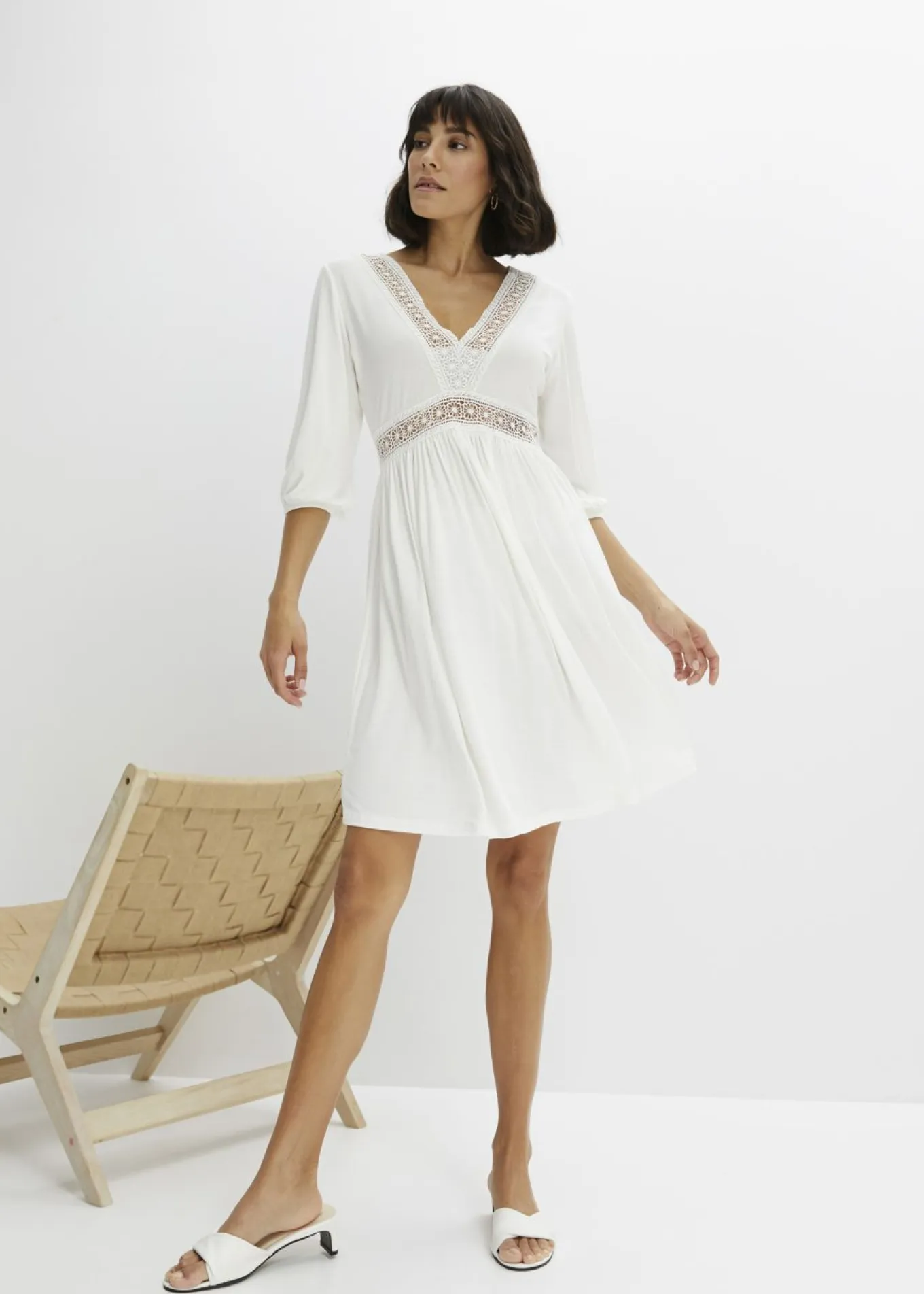 Vestido con encaje