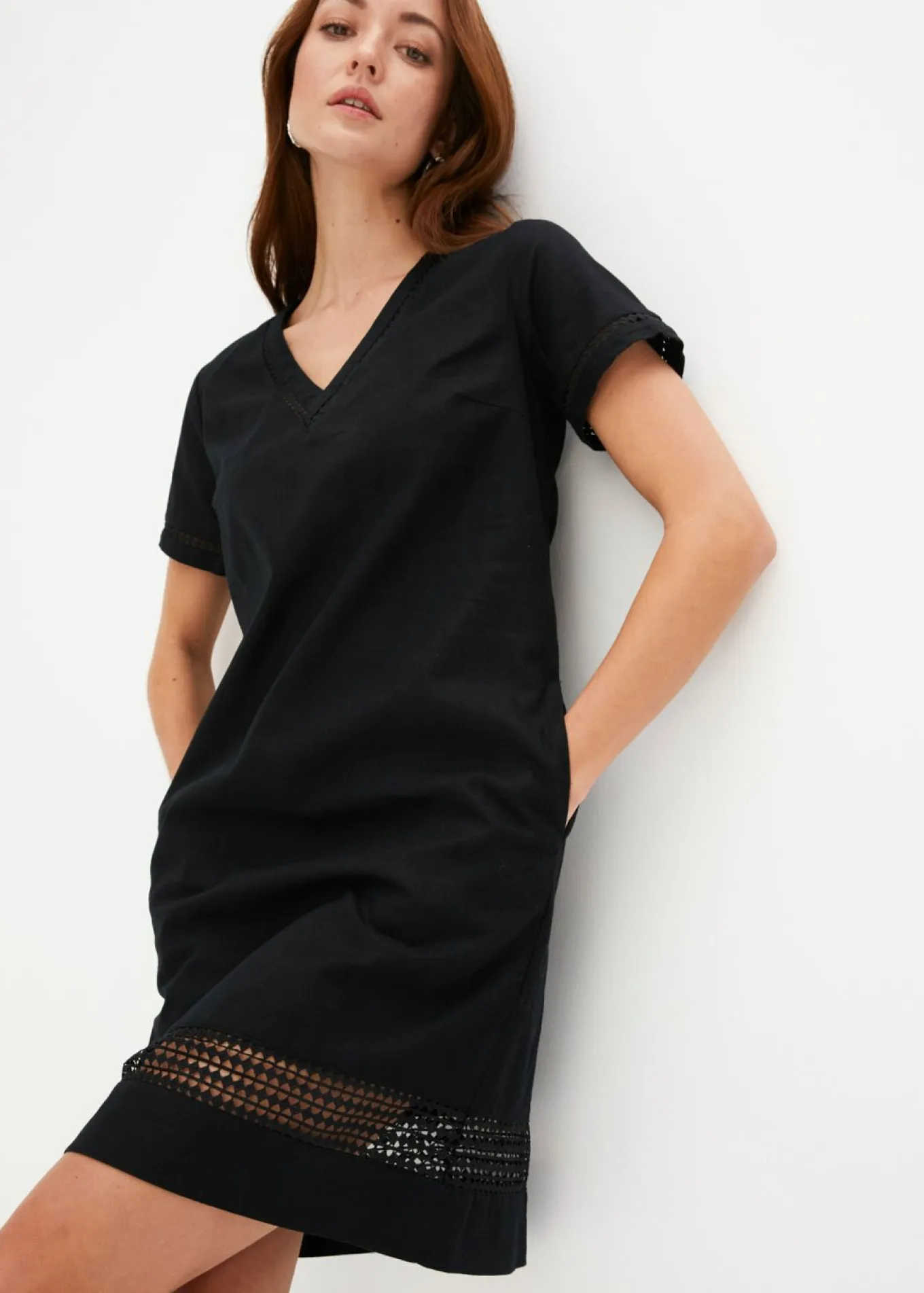 Vestido con encaje