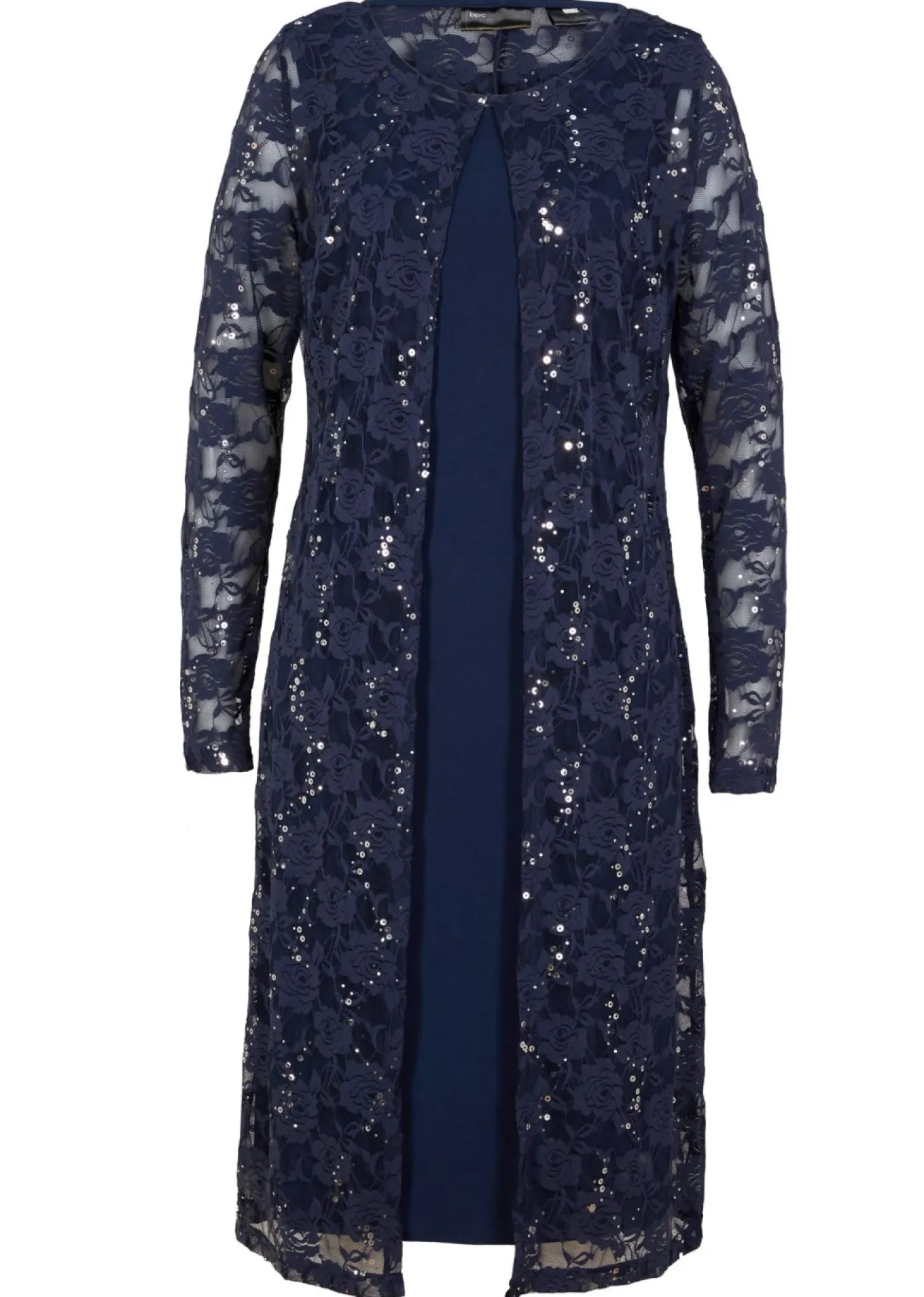 Vestido con encaje (2 piezas)