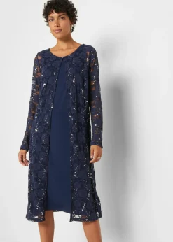 Vestido con encaje (2 piezas)