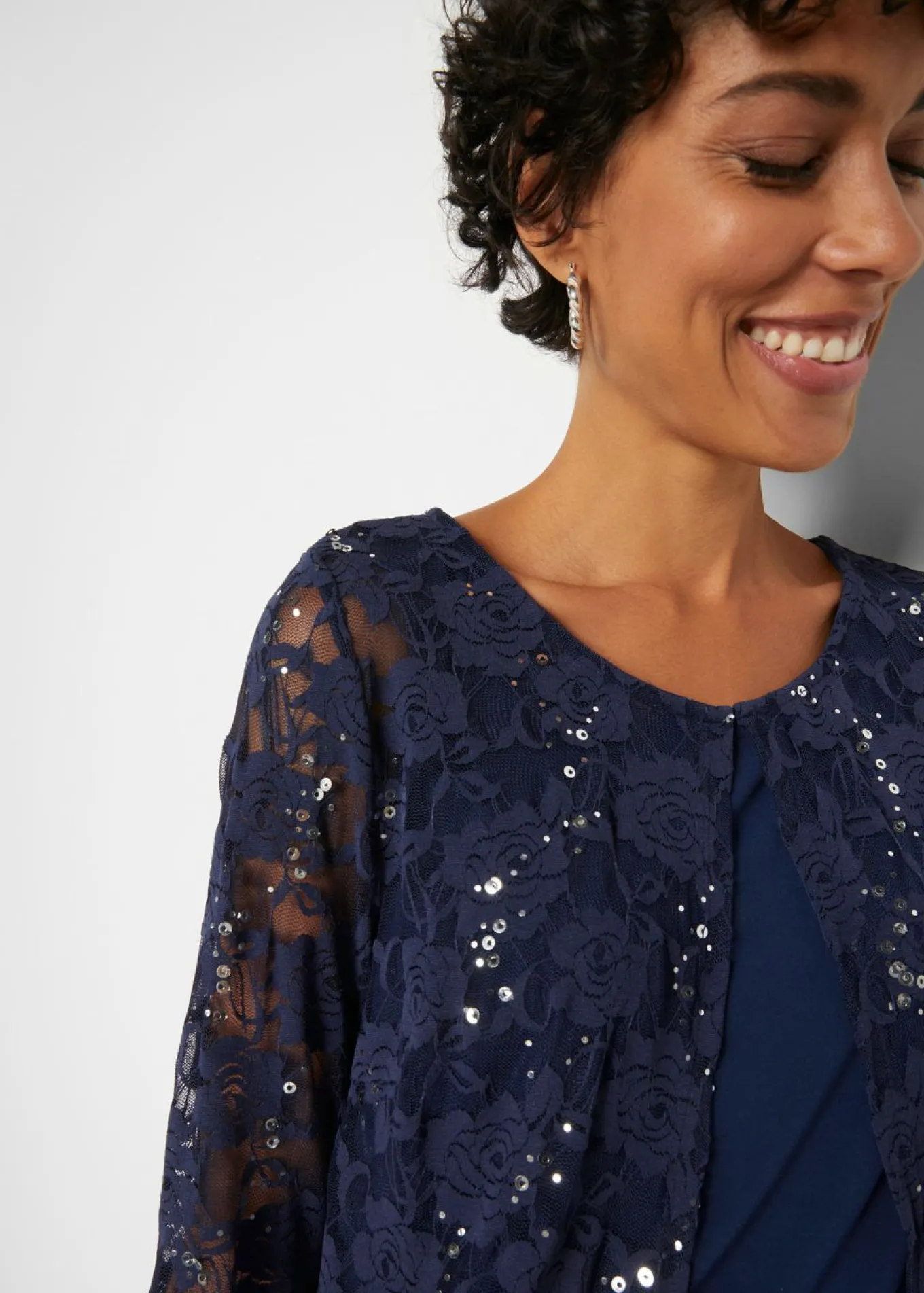 Vestido con encaje (2 piezas)