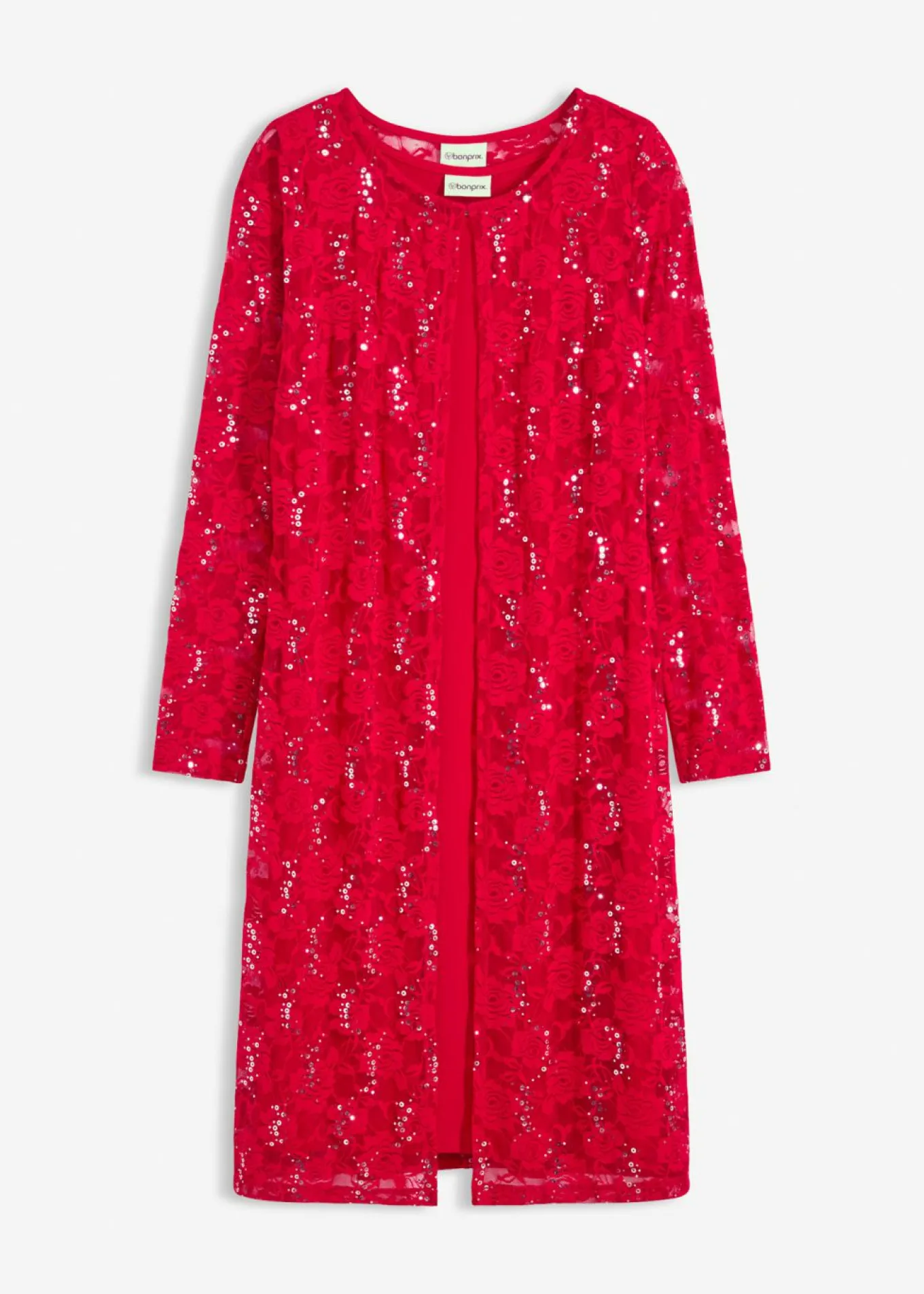 Vestido con encaje (2 piezas)