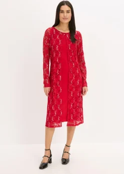 Vestido con encaje (2 piezas)