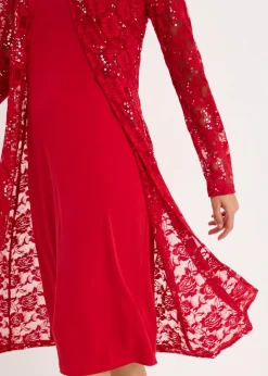 Vestido con encaje (2 piezas)