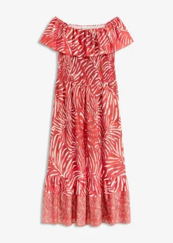 Vestido con escote bañera