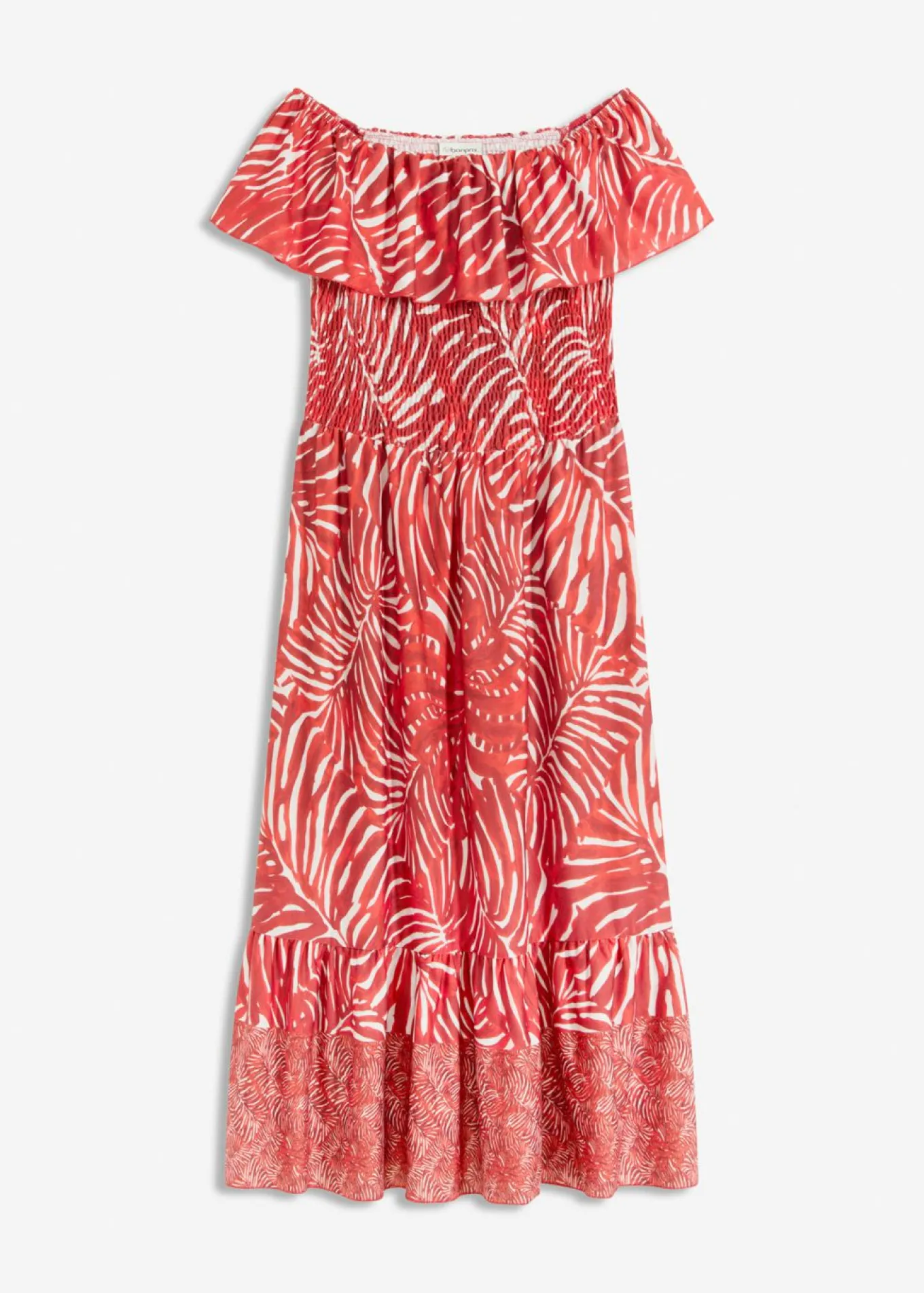 Vestido con escote bañera