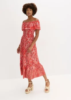 Vestido con escote bañera