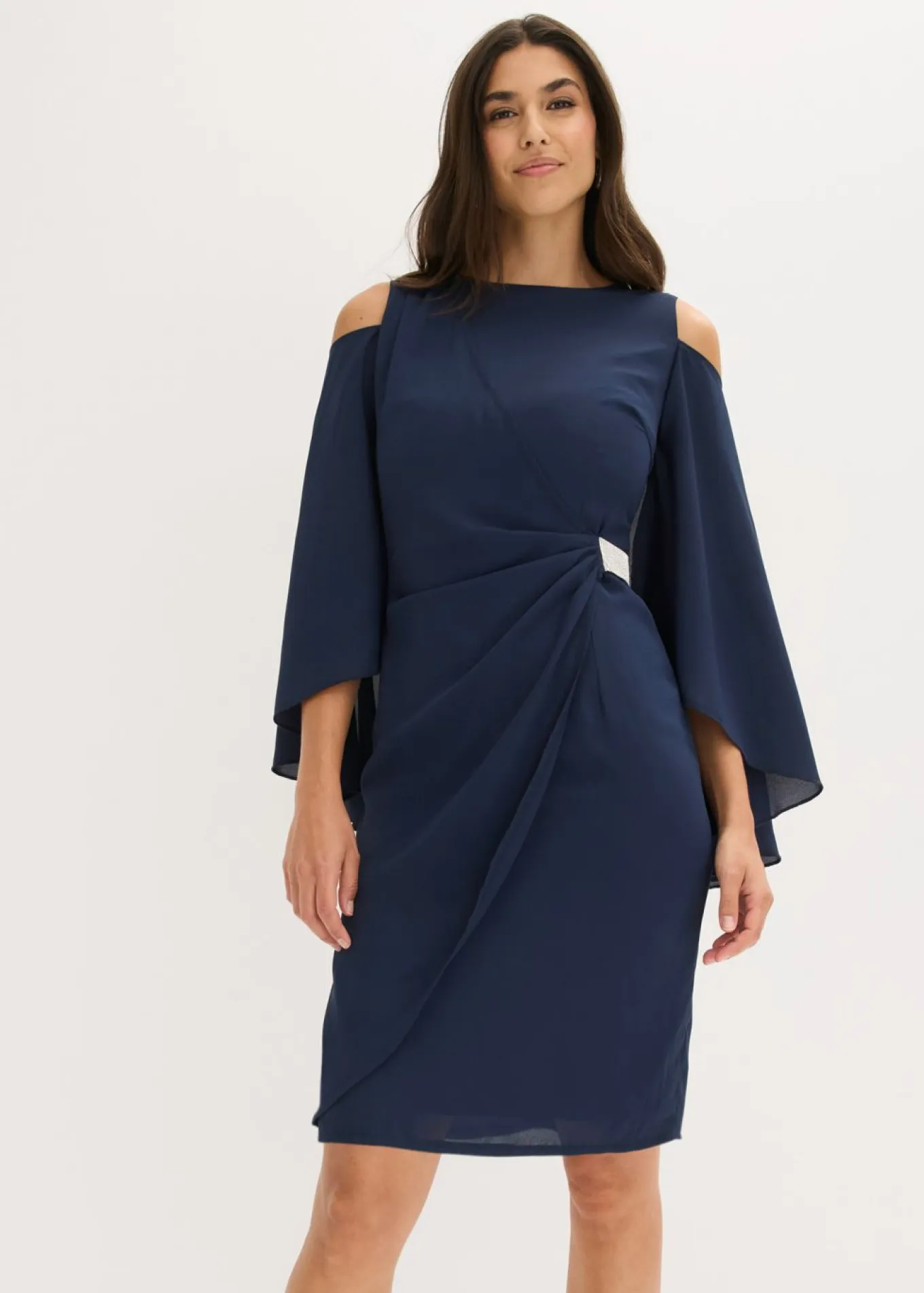 Vestido con escote bañera
