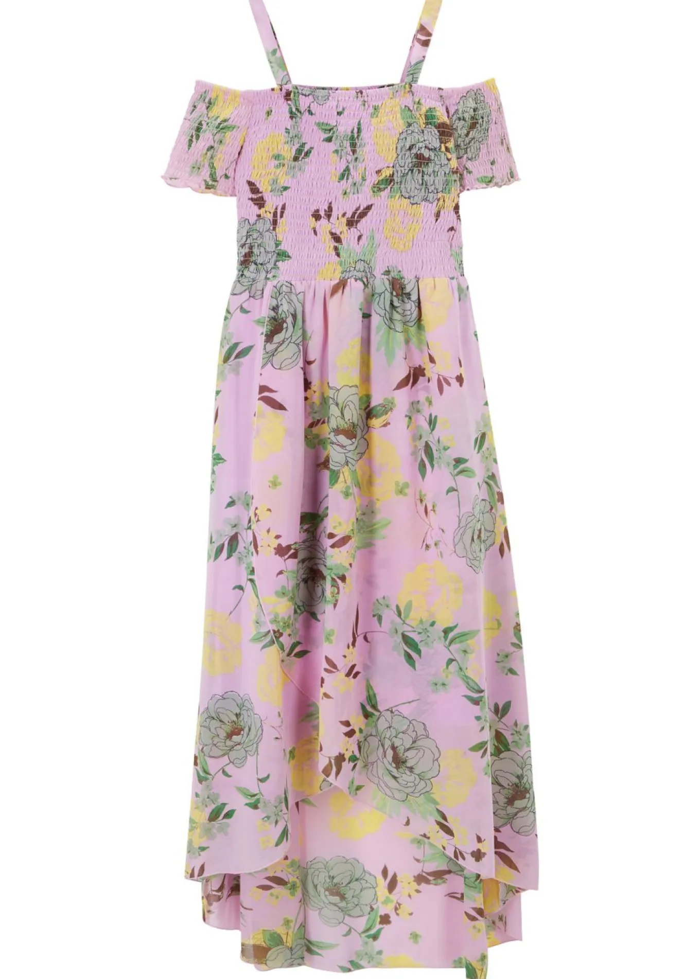Vestido con escote bañera