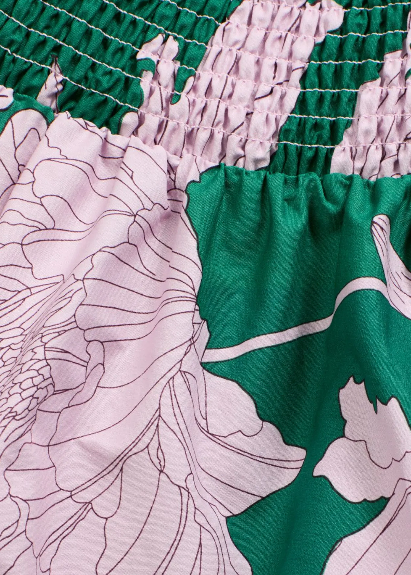 Vestido con escote bañera de algodón puro