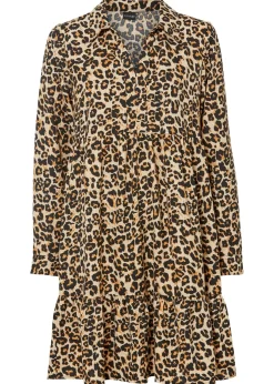 Vestido con estampado animal