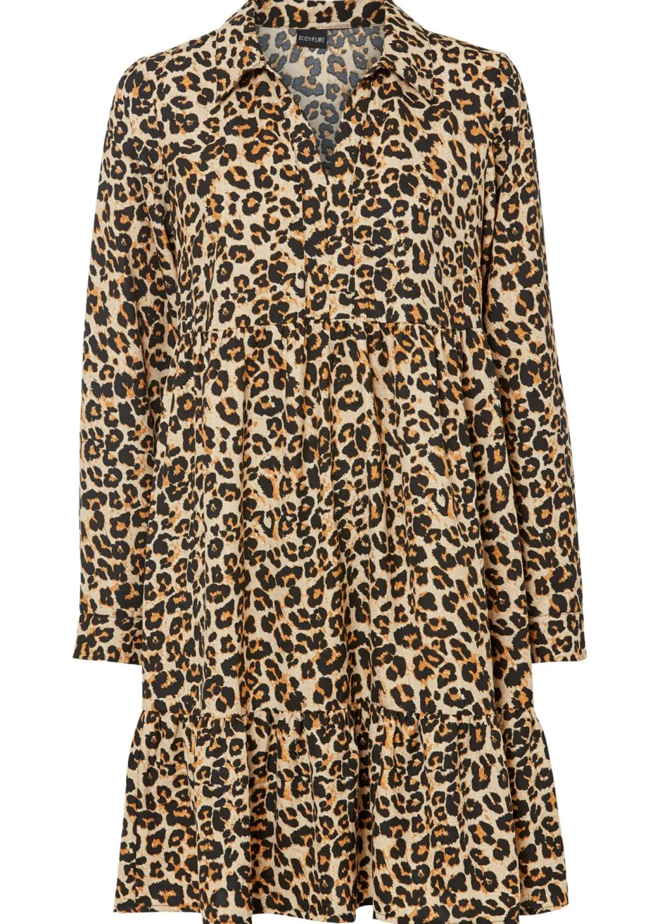 Vestido con estampado animal