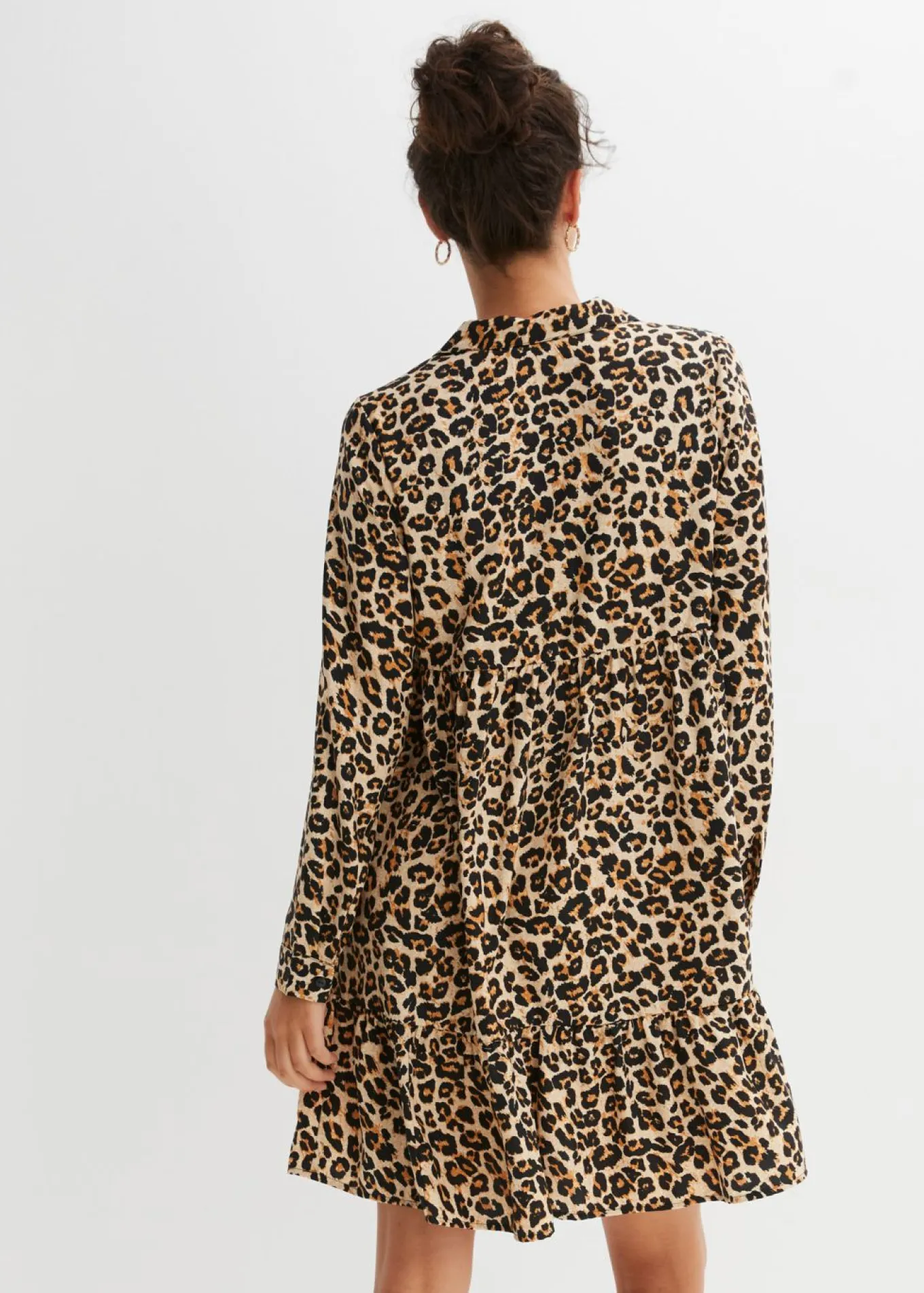 Vestido con estampado animal