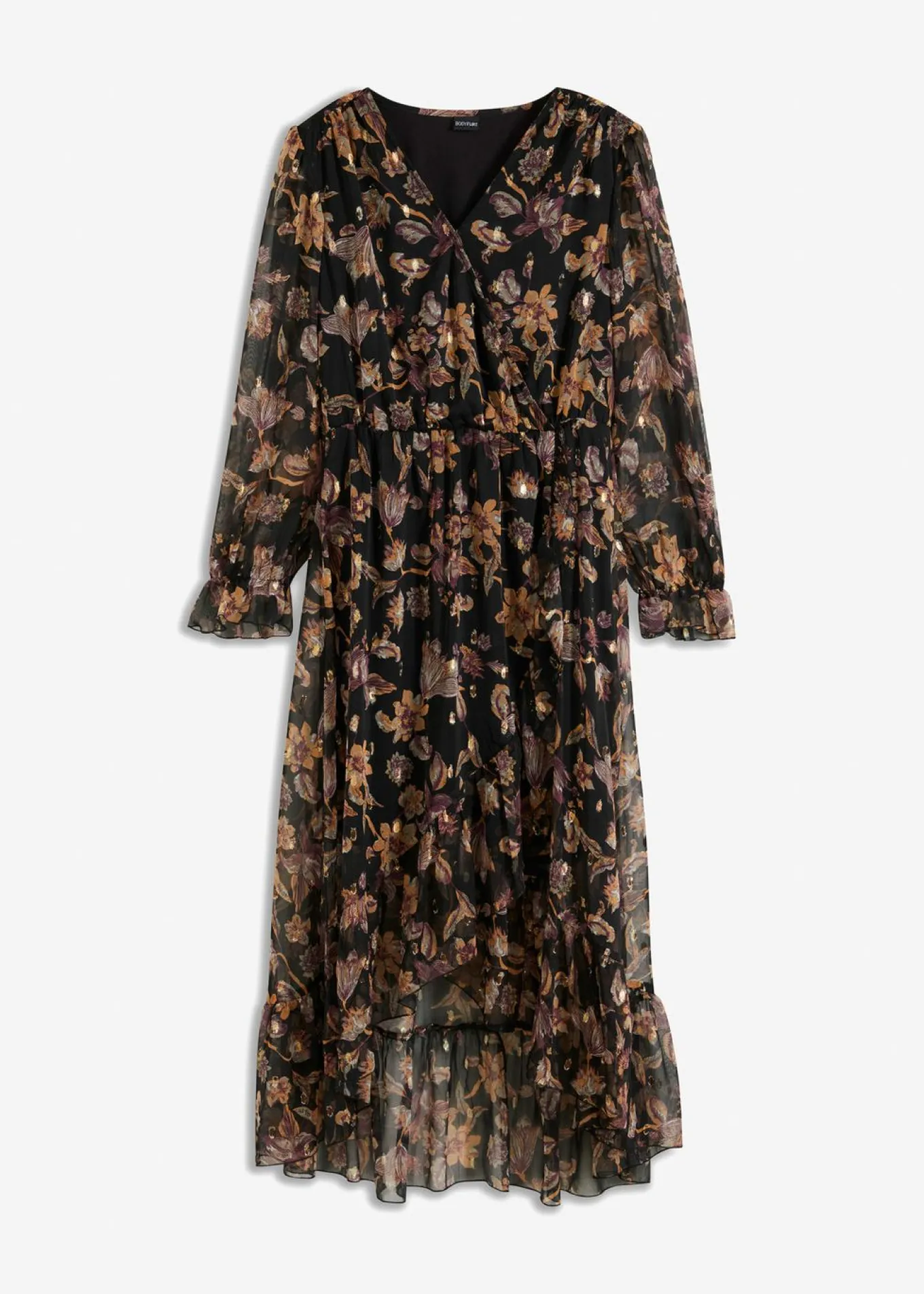 Vestido con largo asimétrico