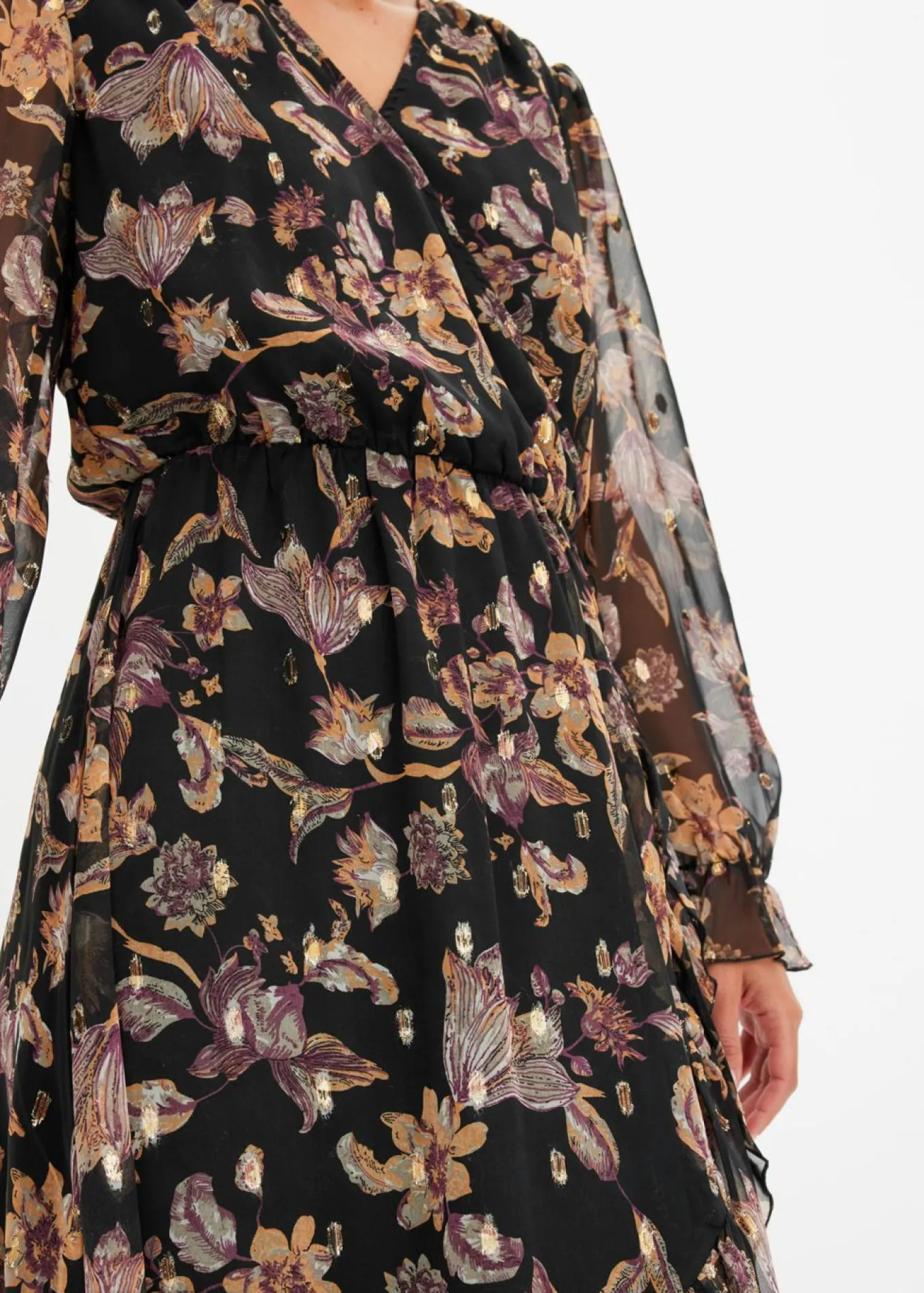 Vestido con largo asimétrico