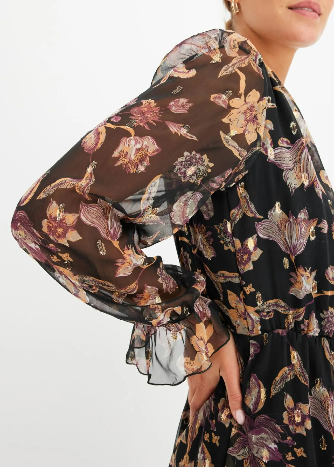 Vestido con largo asimétrico