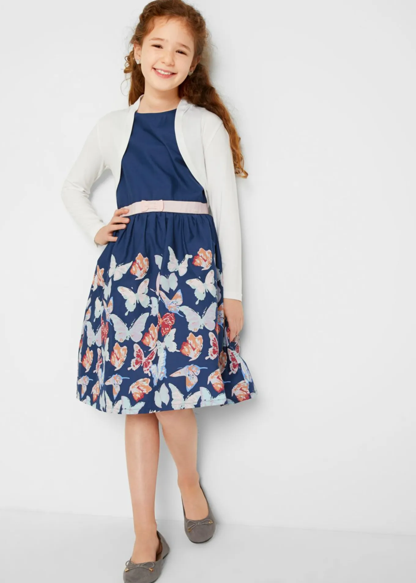 Vestido corto con corte en A