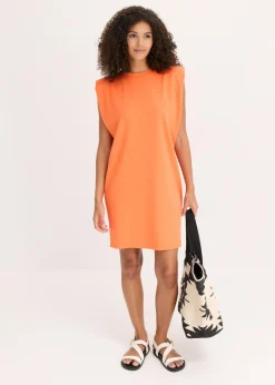 Vestido corto con detalle en los hombros