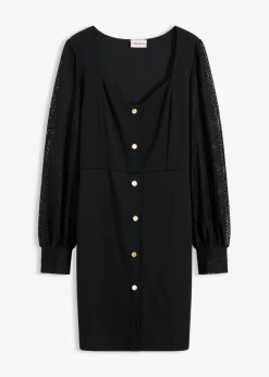 Vestido corto con escote pronunciado
