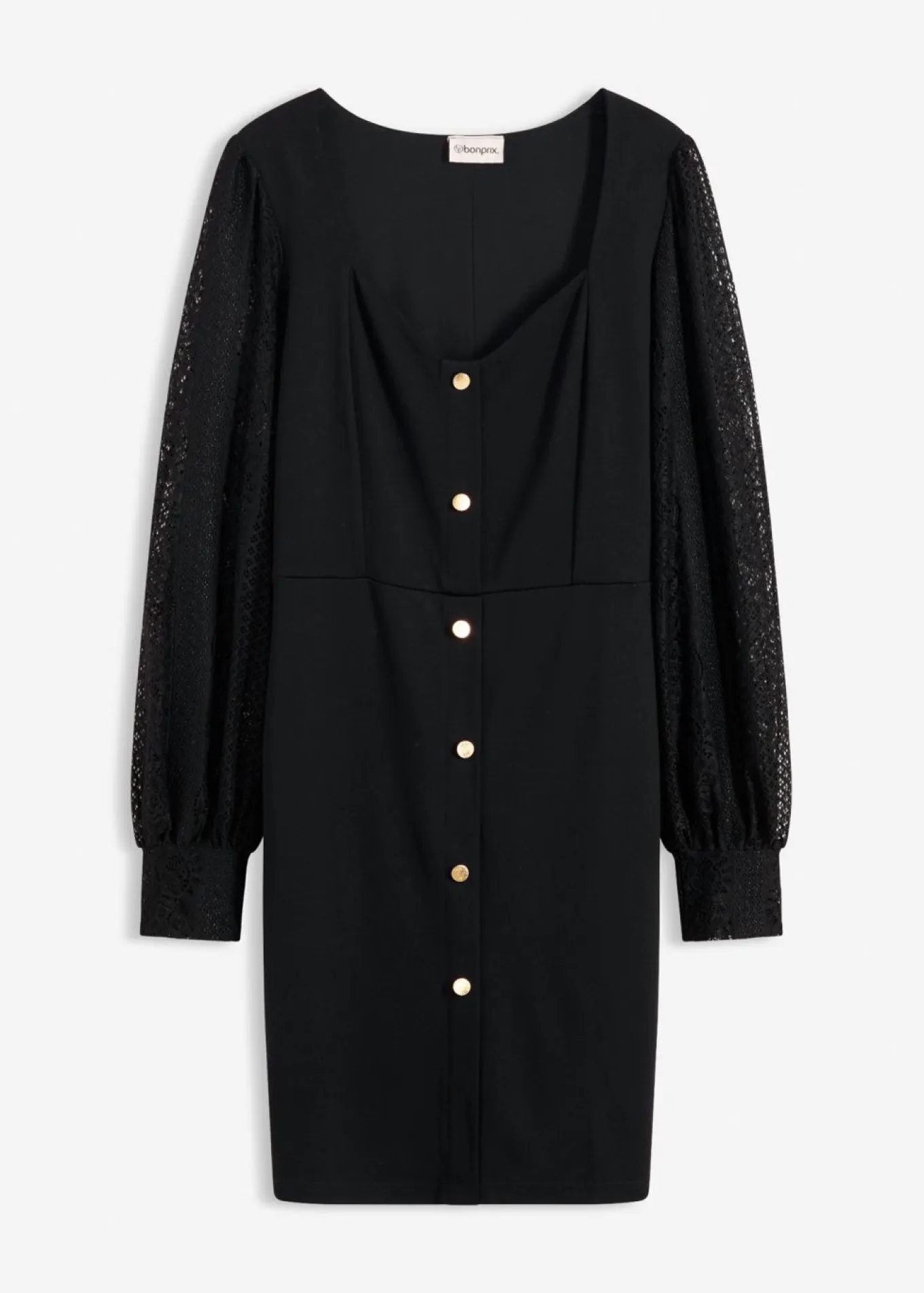 Vestido corto con escote pronunciado
