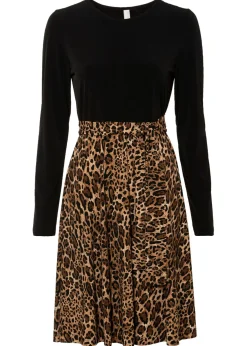 Vestido corto con estampado