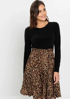 Vestido corto con estampado