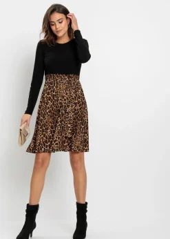 Vestido corto con estampado