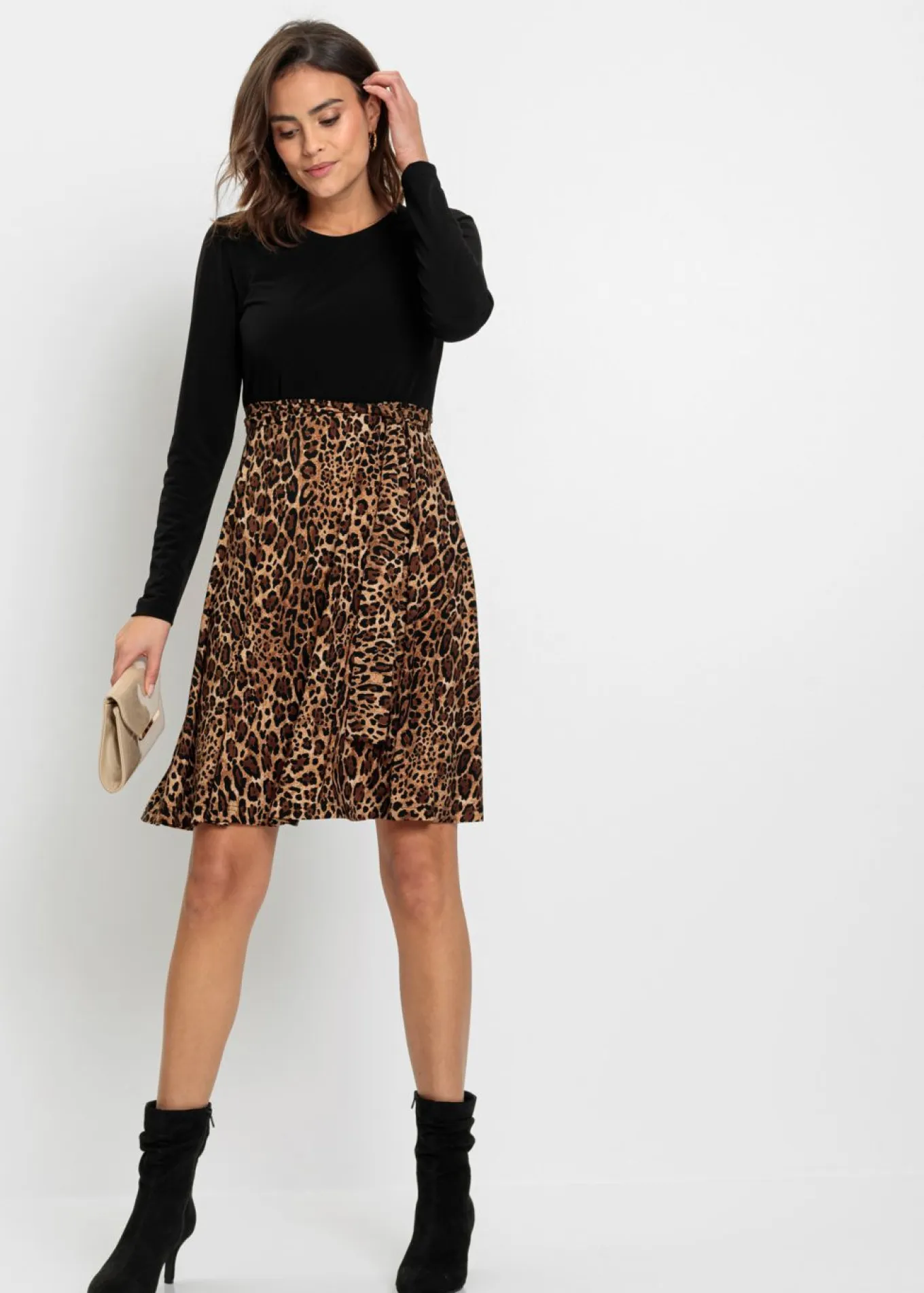Vestido corto con estampado