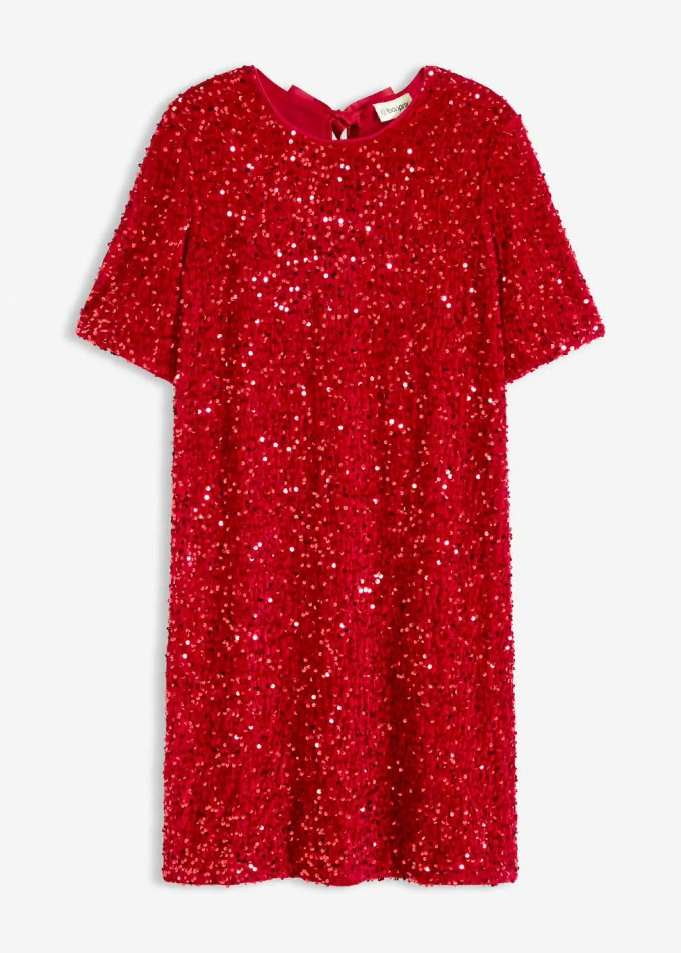 Vestido corto con lentejuelas