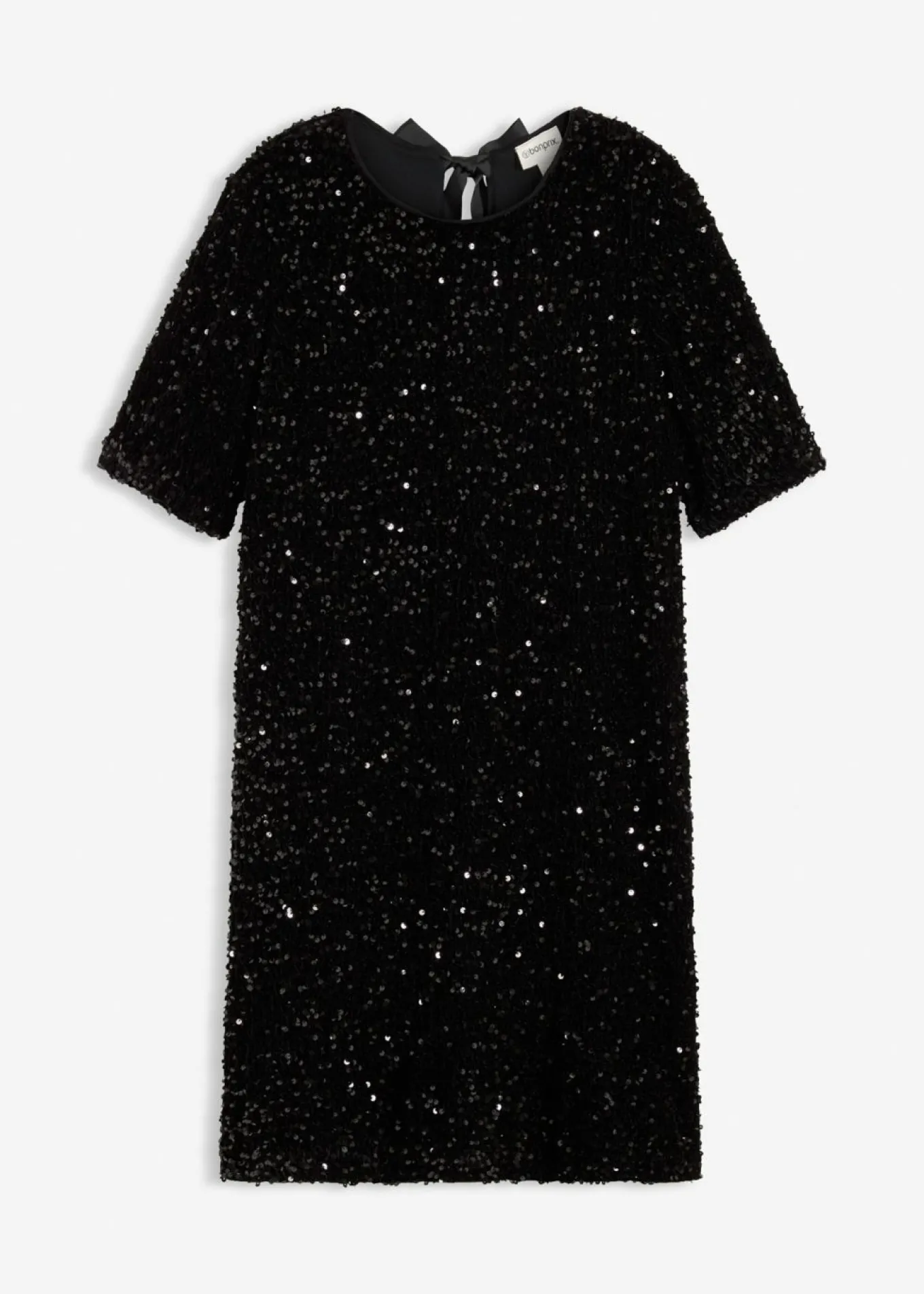 Vestido corto con lentejuelas