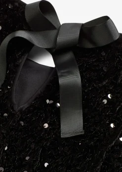 Vestido corto con lentejuelas