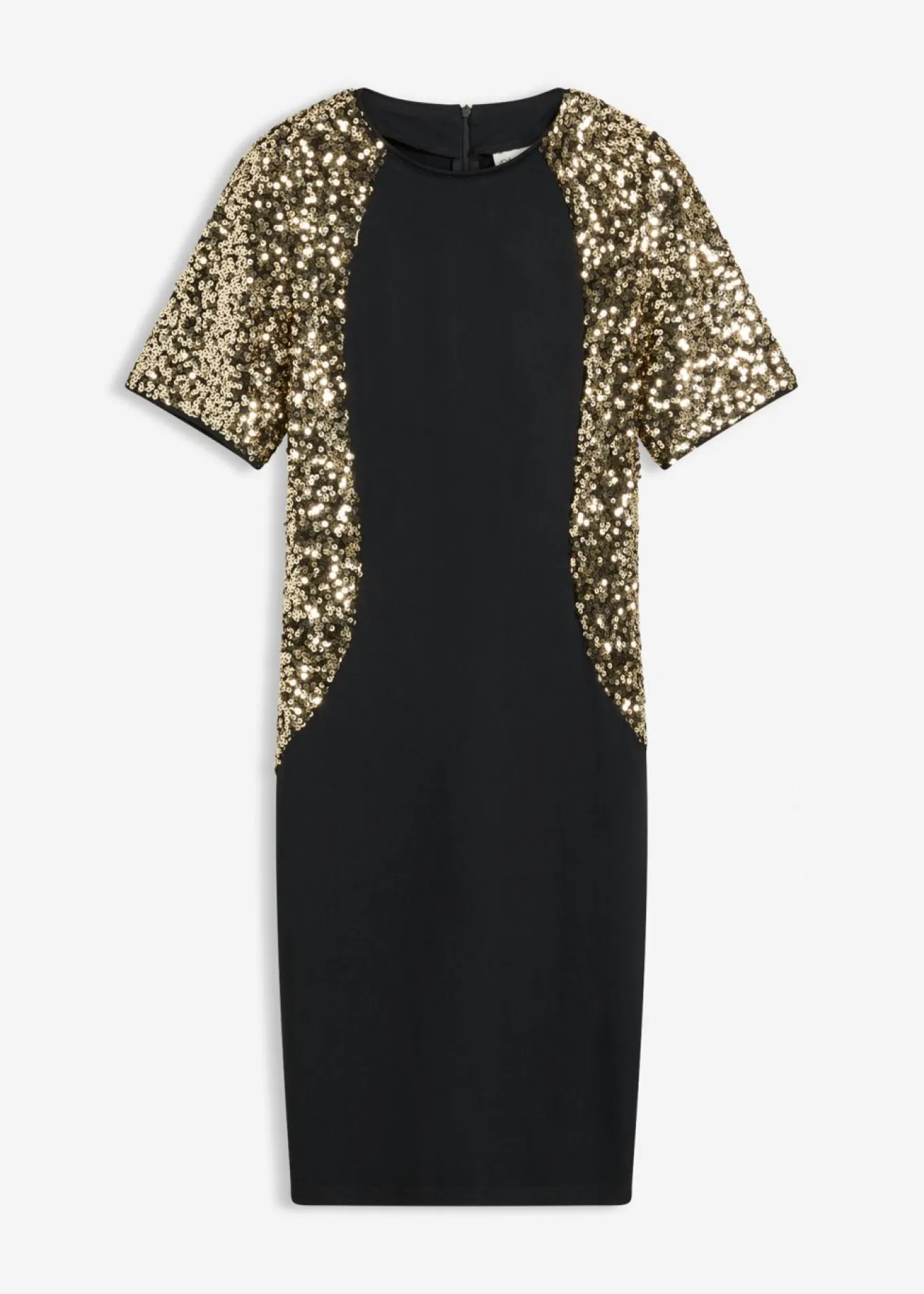Vestido corto con lentejuelas