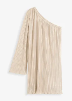 Vestido corto con plisado
