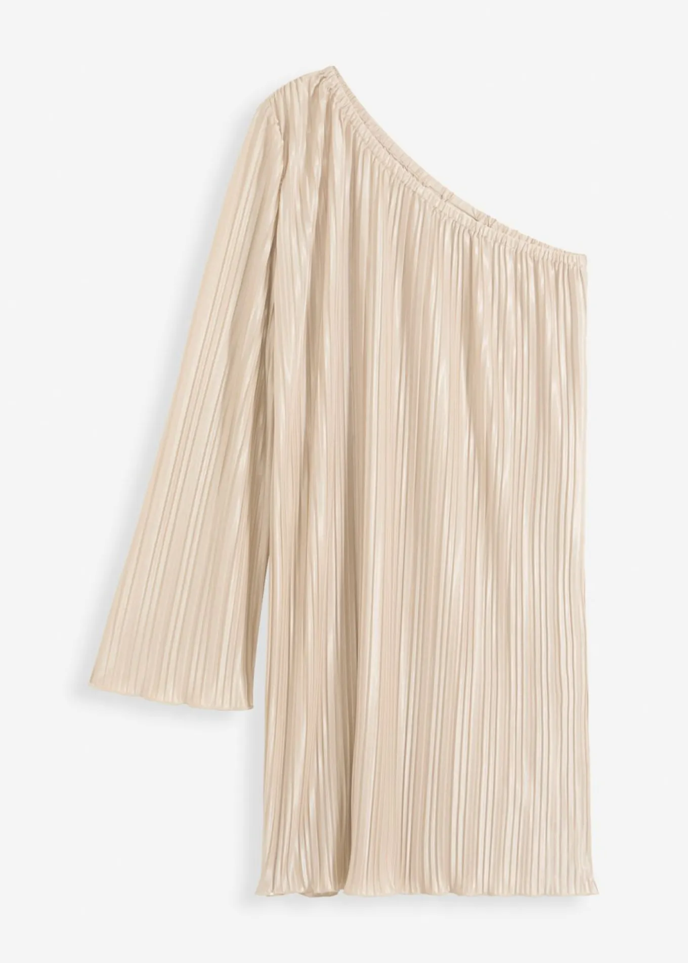 Vestido corto con plisado