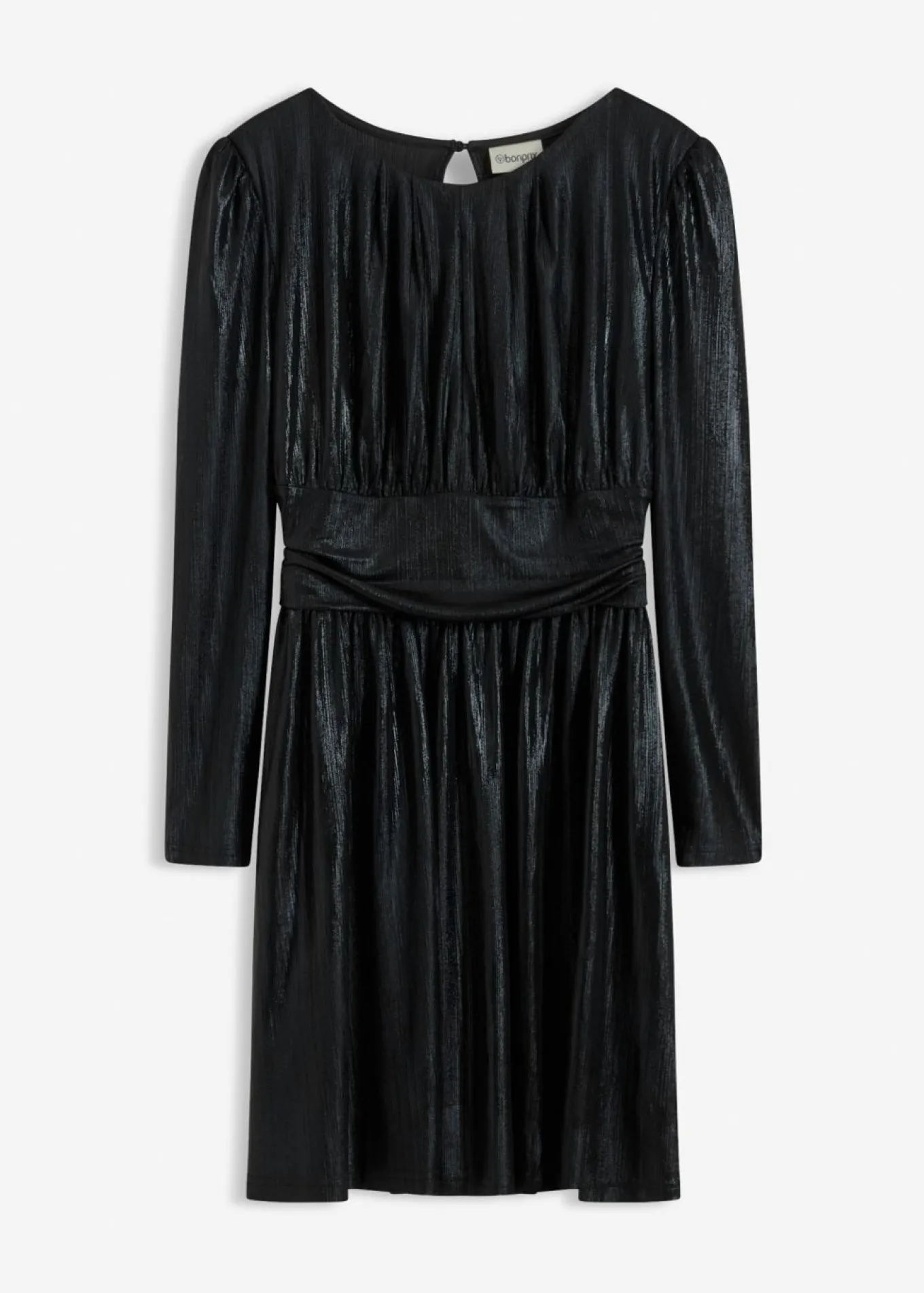 Vestido corto con purpurina