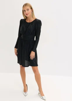 Vestido corto con purpurina