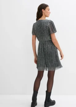 Vestido corto con purpurina