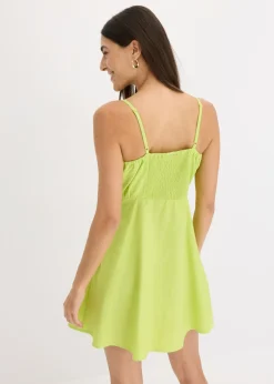 Vestido corto de algodón orgánico puro