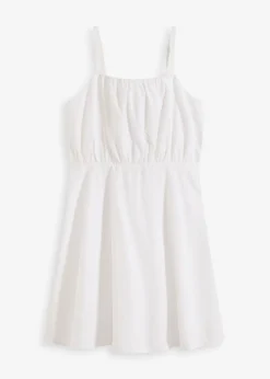 Vestido corto de algodón orgánico puro