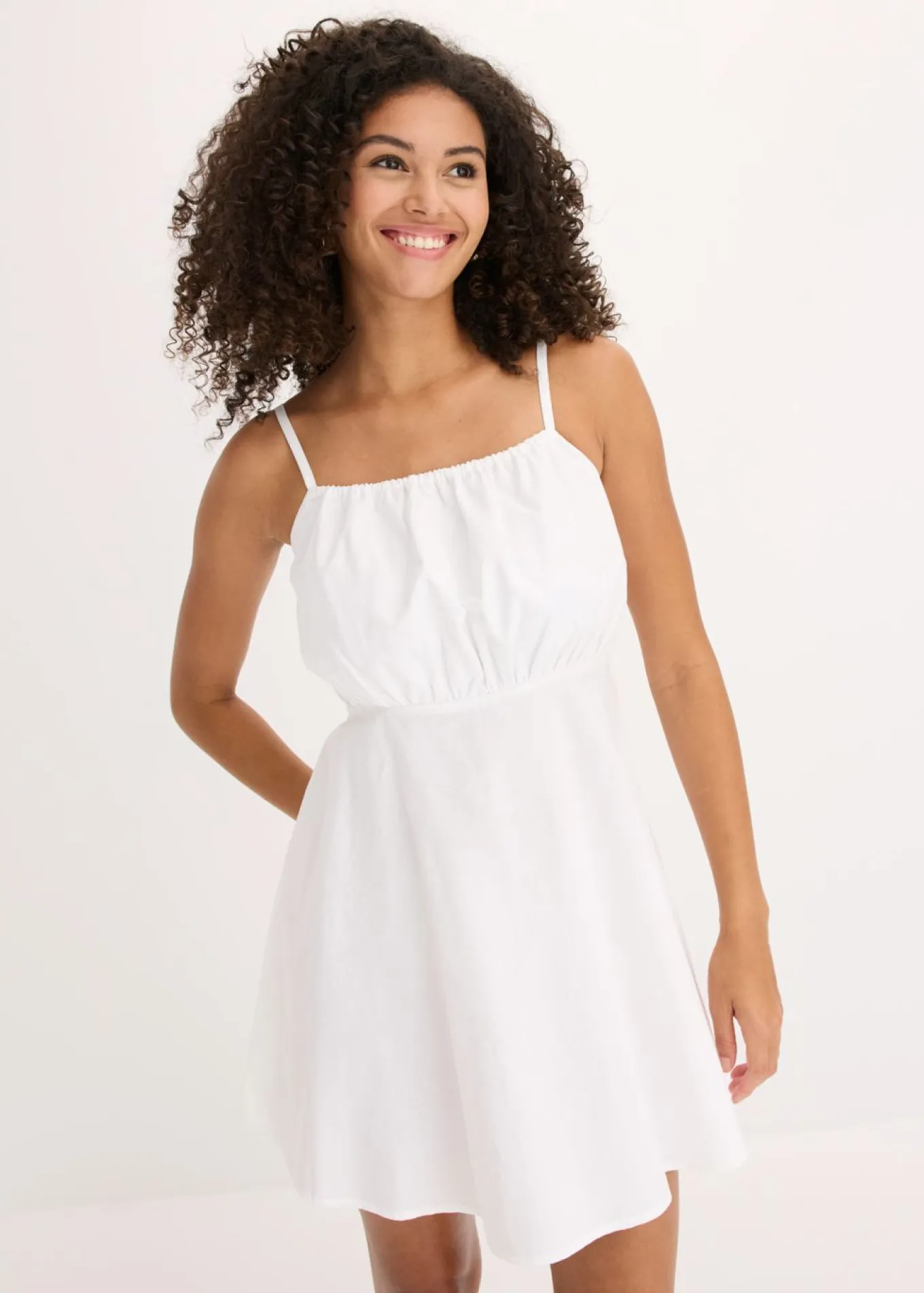 Vestido corto de algodón orgánico puro
