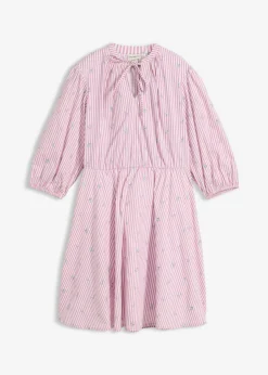 Vestido corto de algodón puro