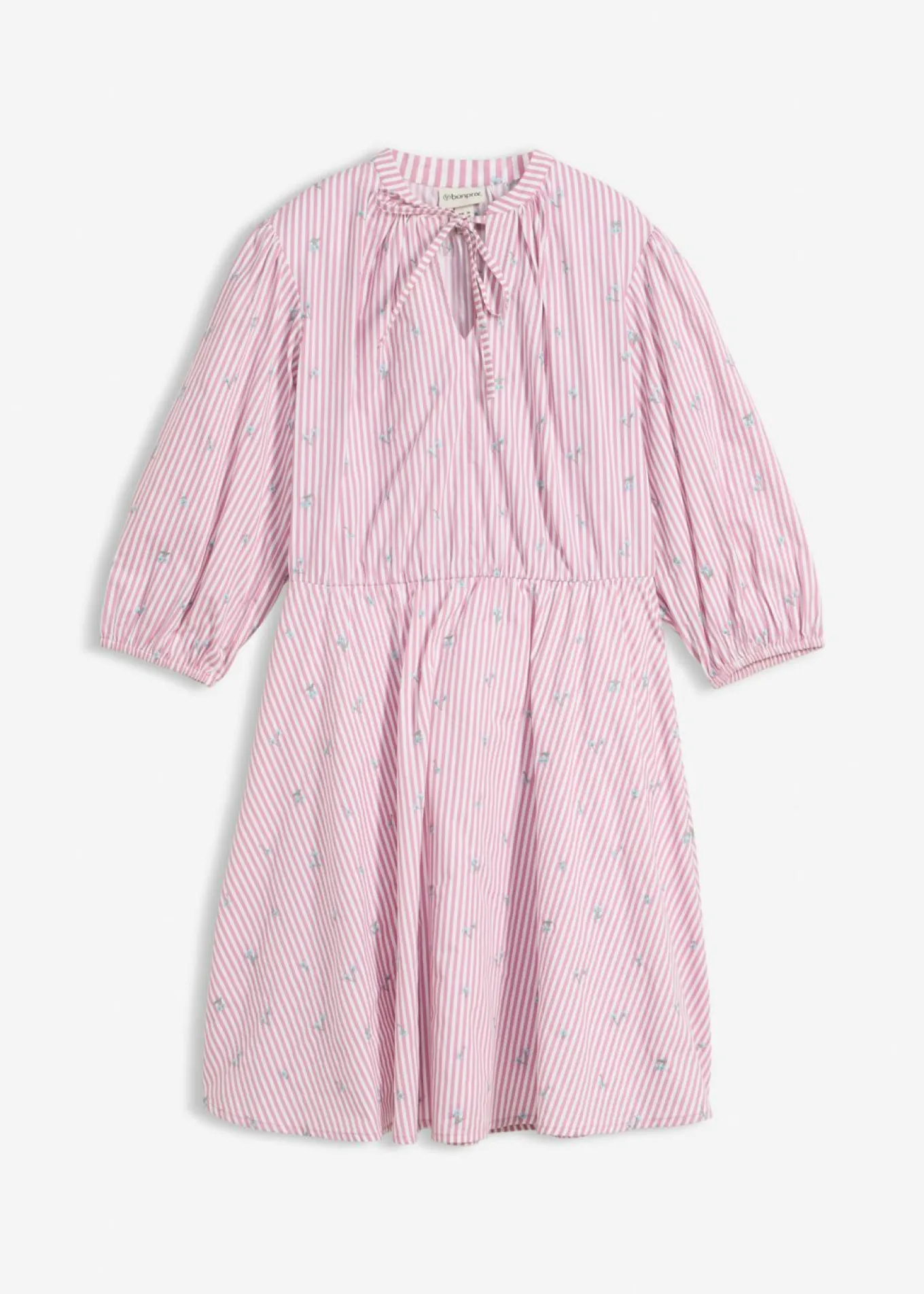 Vestido corto de algodón puro