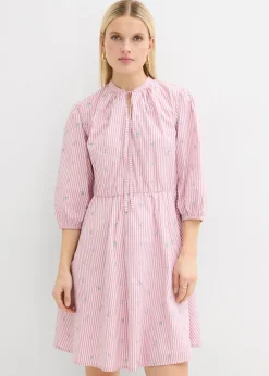 Vestido corto de algodón puro