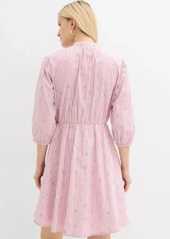 Vestido corto de algodón puro